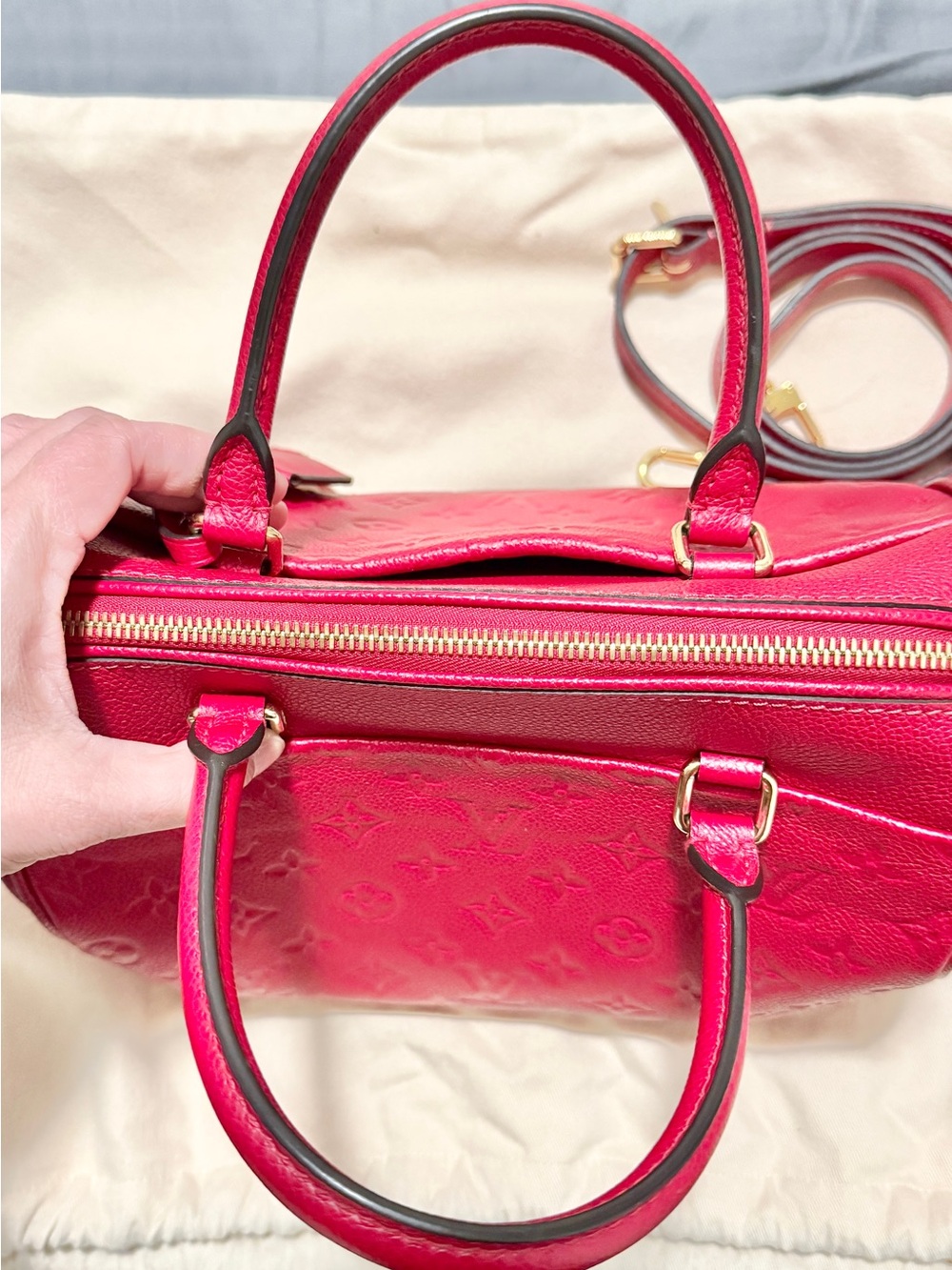 Louis Vuitton Speedy B 25 Cherry EMPREINTE